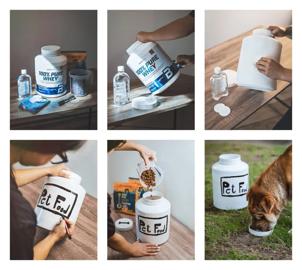 Dóza na krmivo pre zvieratá